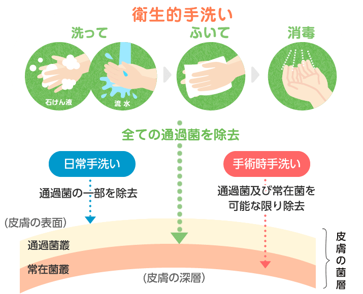 衛生手洗い